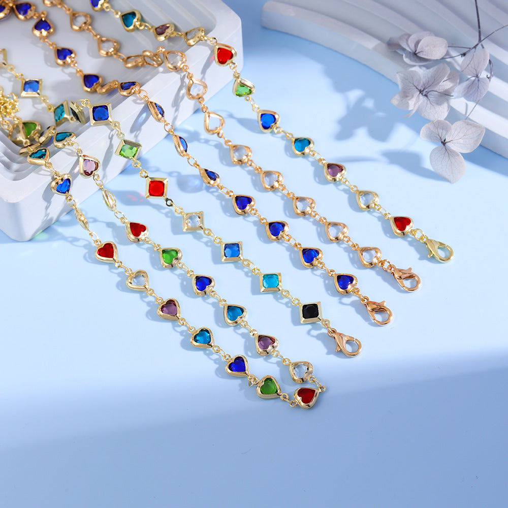 Heart Charm Bracelet Bowlift
