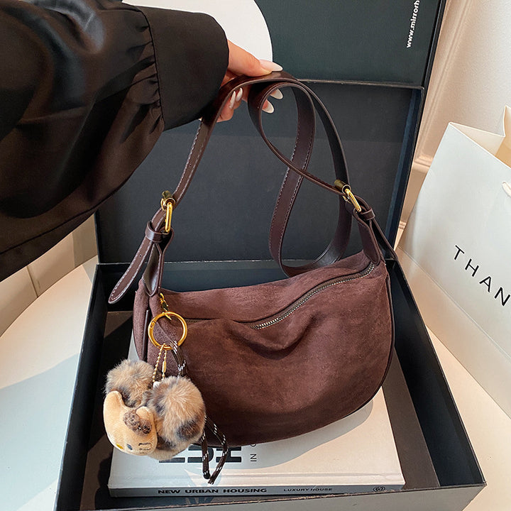 Suede Hobo Bag Bowlift