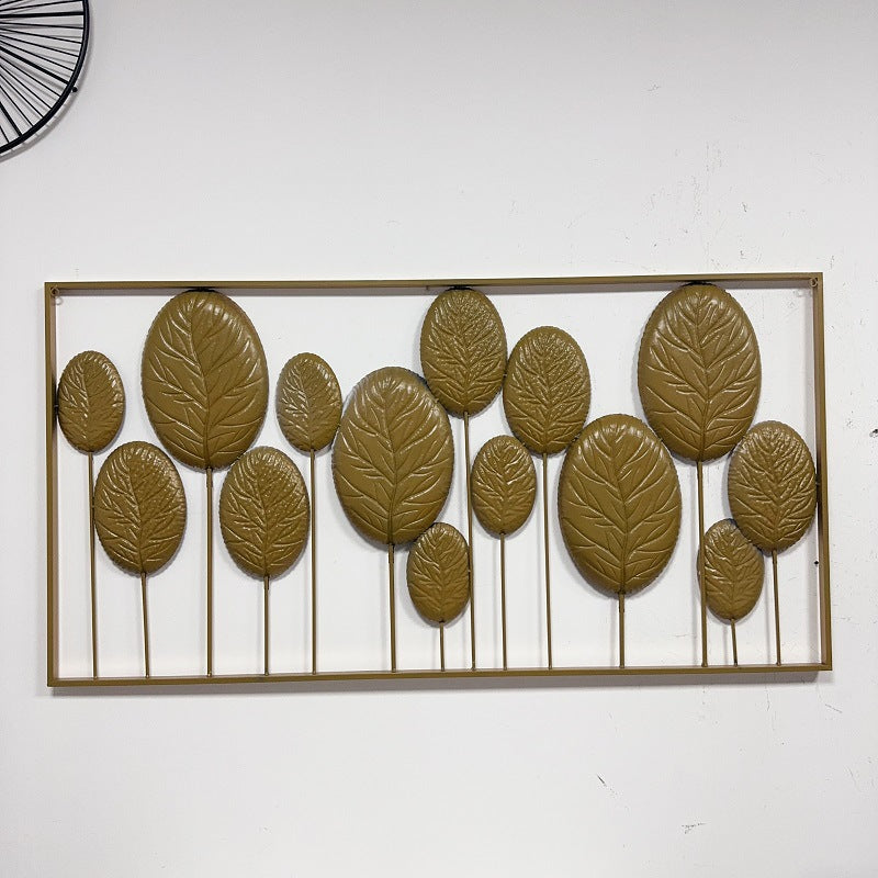 Decorative Metal Leaf Wall Art Sculpture Bowlift