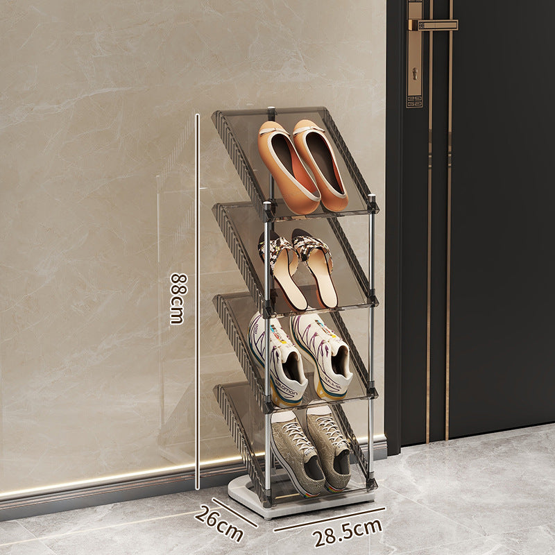 Shoe rack with transparent design Bowlift