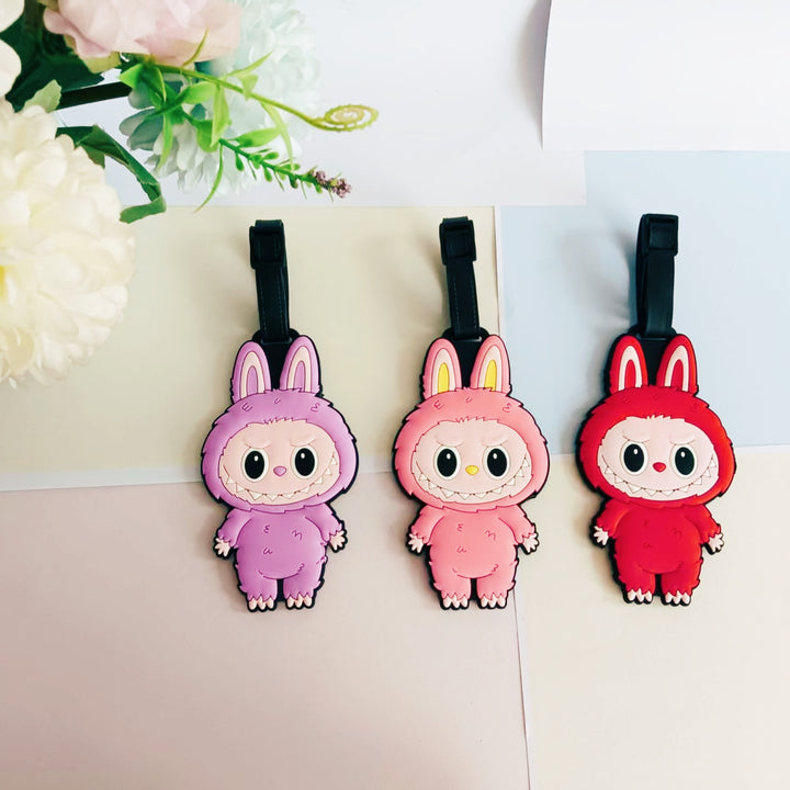 Unisex Cute Cartoon Bunny Luggage Tag Bowlift