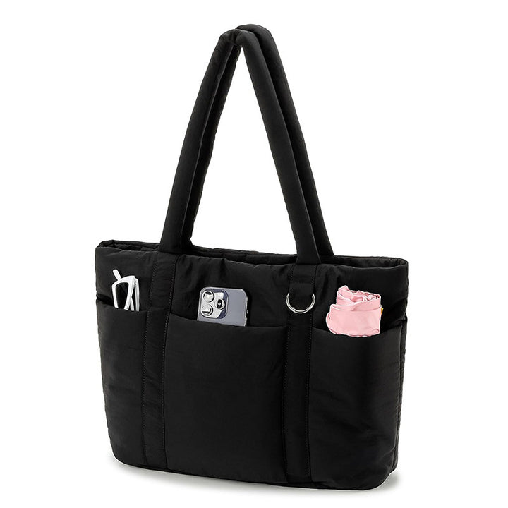 Practical everyday handbag with multiple compartments Bowlift
