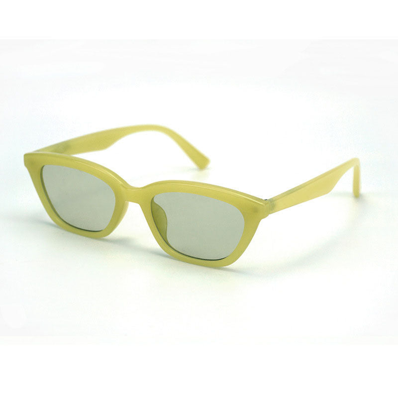 Women's Fashion Cat-Eye Sunglasses with Elegant Transparent Frame Bowlift