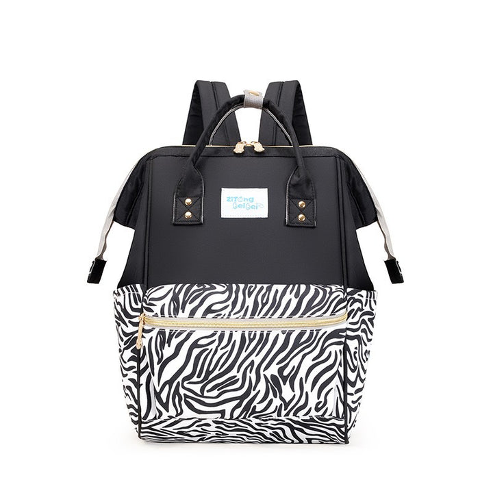 Patterned Multi-Functional Backpack