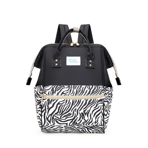 Patterned Multi-Functional Backpack