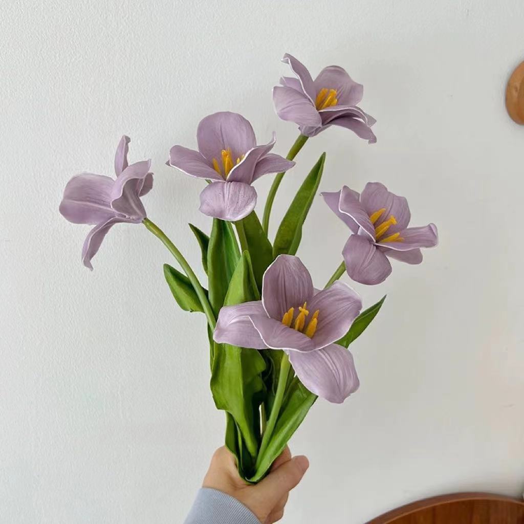 Lifelike Decorative Faux Floral Bouquet