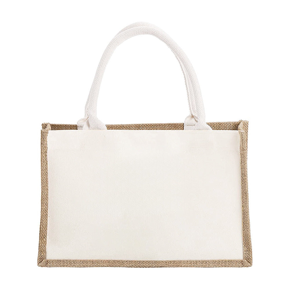Spacious jute bag with reinforced handles Bowlift