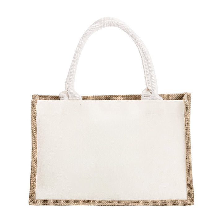 Spacious jute bag with reinforced handles Bowlift