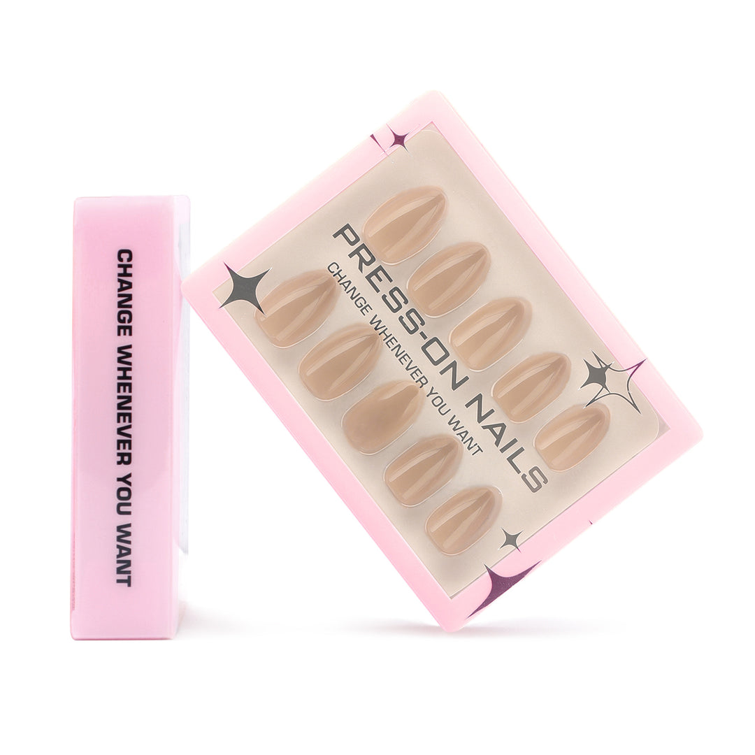 Artificial press-on nails in elegant oval design Bowlift