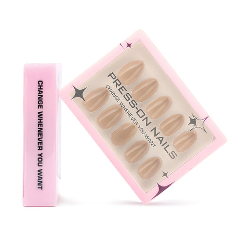 Artificial press-on nails in elegant oval design Bowlift