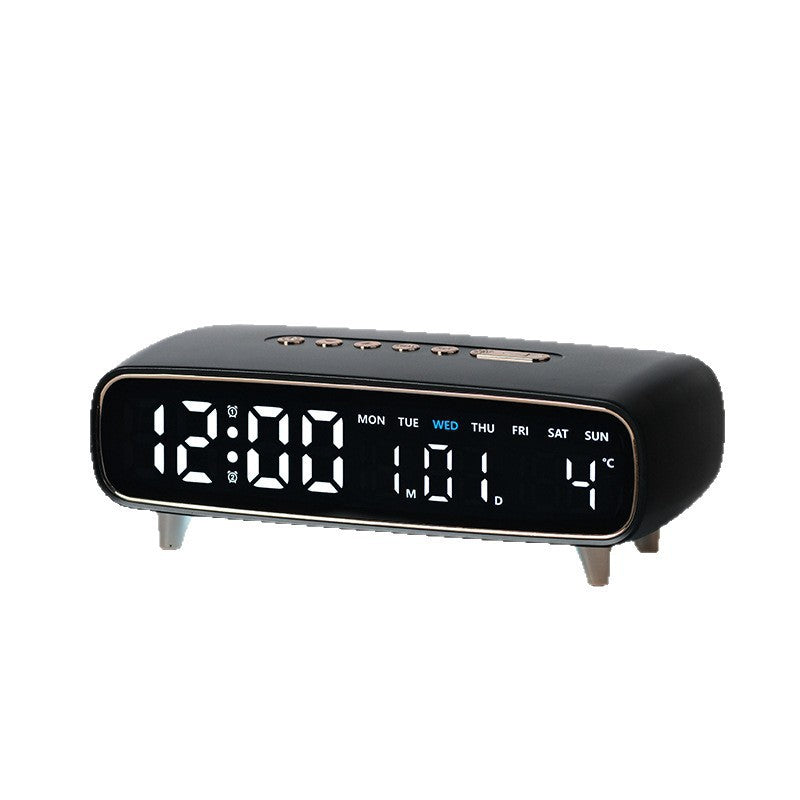 Digital radio alarm clock with temperature and date display Bowlift