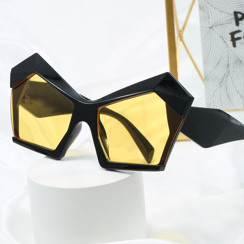 Ladies geometric designer glasses Bowlift