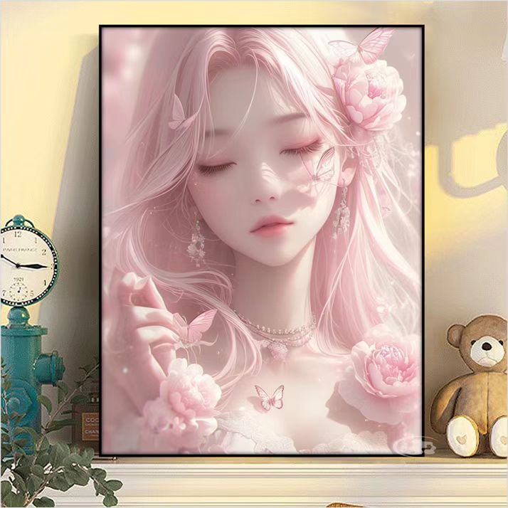 Ethereal Floral Fantasy Art Print Bowlift