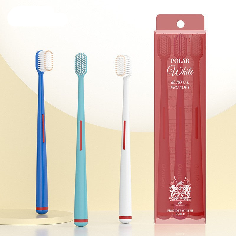 Tri-Head Oral Hygiene Toothbrush Set Bowlift