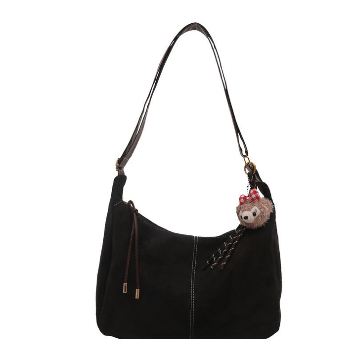 Soft Suede Hobo Handbag Bowlift