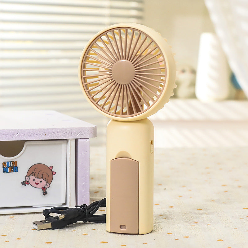 Women's Portable Mini Fan with USB Charging and Ergonomic Design Bowlift