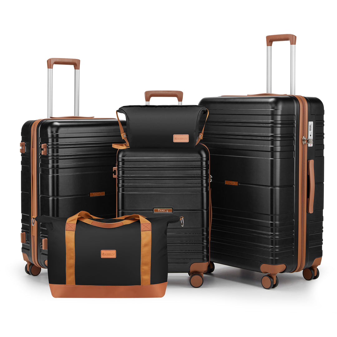 Unisex Versatile Expandable Hard Shell Travel Luggage Set Bowlift