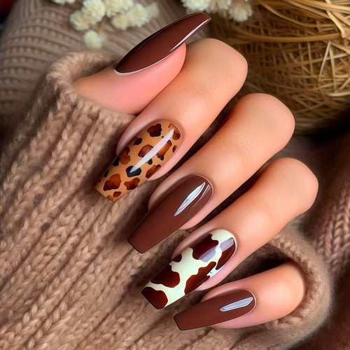 Artistic Long Acrylic Nail Extensions Bowlift