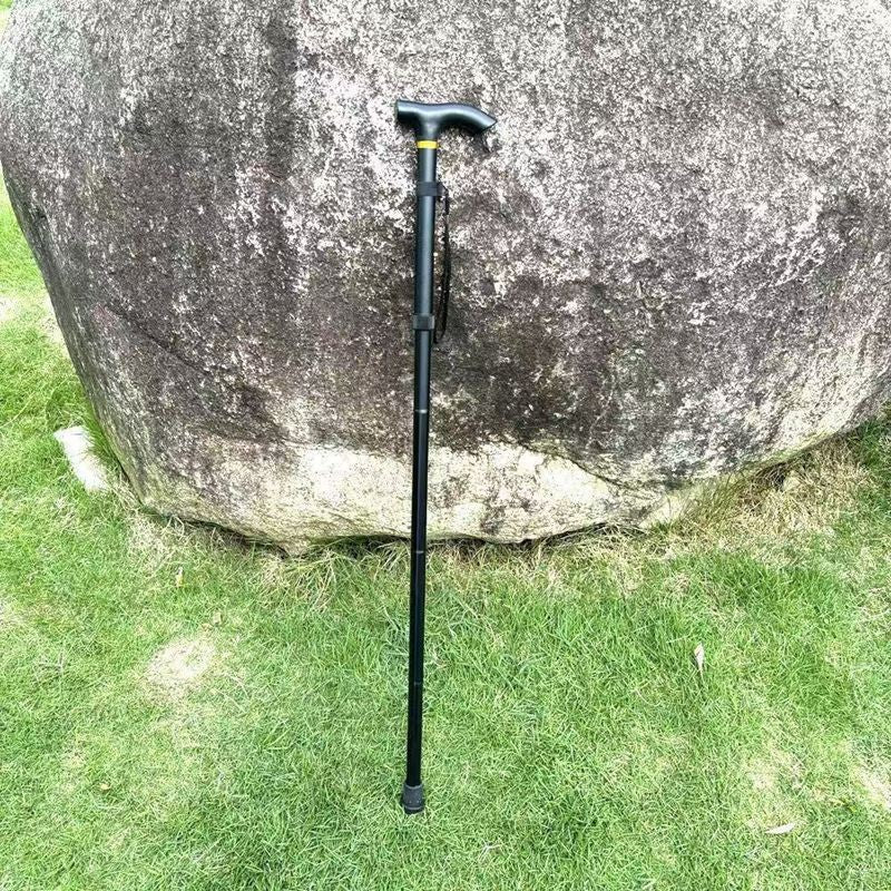 Adjustable Lightweight Folding Ergonomic Walking Cane with T-Handle Wrist Strap Bowlift