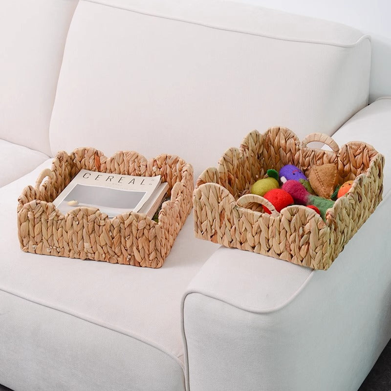 Decorative Storage Basket Made of Woven Natural Material Bowlift