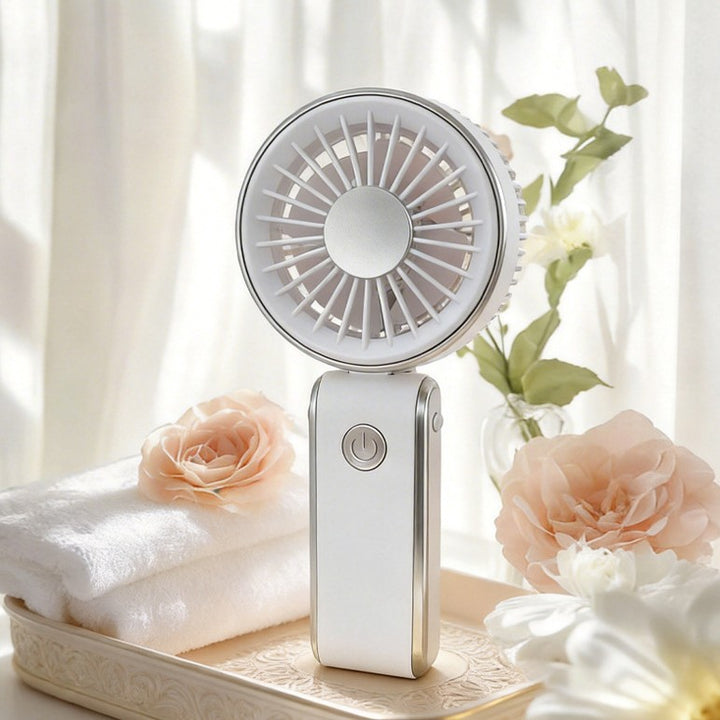 Portable Rechargeable Handheld Cooling Fan Bowlift