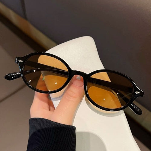 Vintage Oval Frame Sunglasses Bowlift