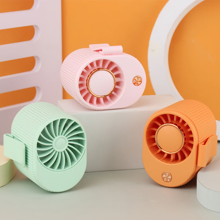 Ladies portable mini hand fan with rechargeable battery Bowlift