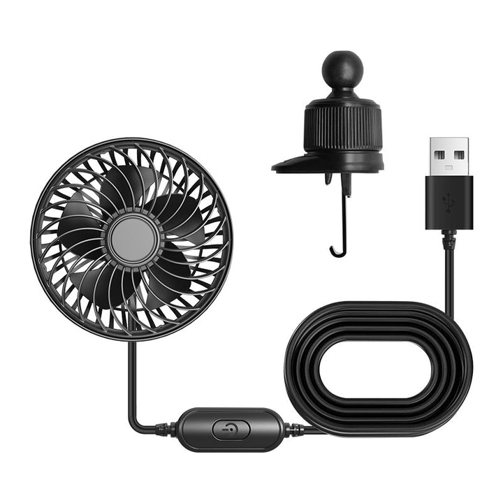 Compact Car Air Vent Cooling Fan Bowlift