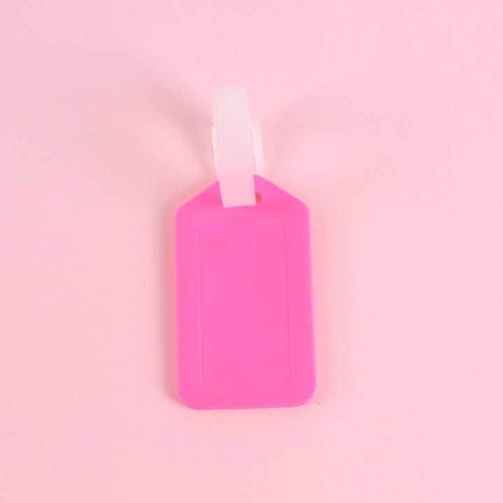 Unisex flexible silicone luggage tag Bowlift