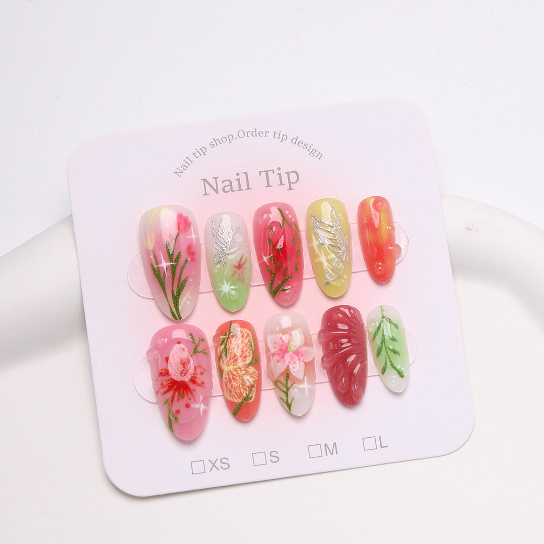 DIY Press-On Nail Art Set Bowlift