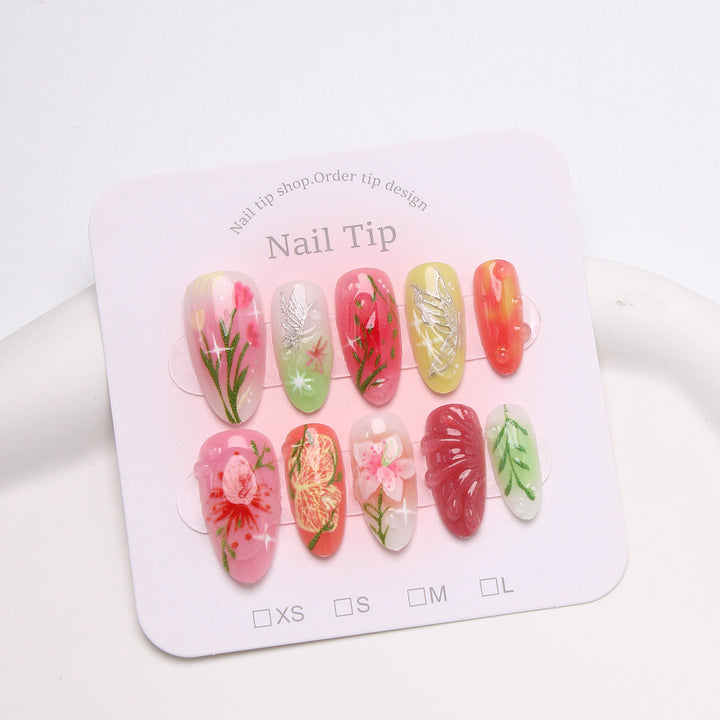 DIY Press-On Nail Art Set Bowlift