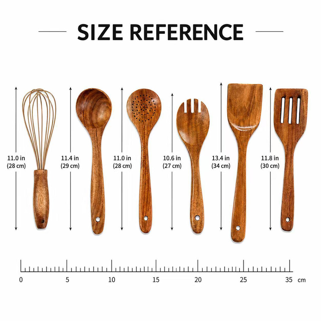Wooden Salad Serving Set