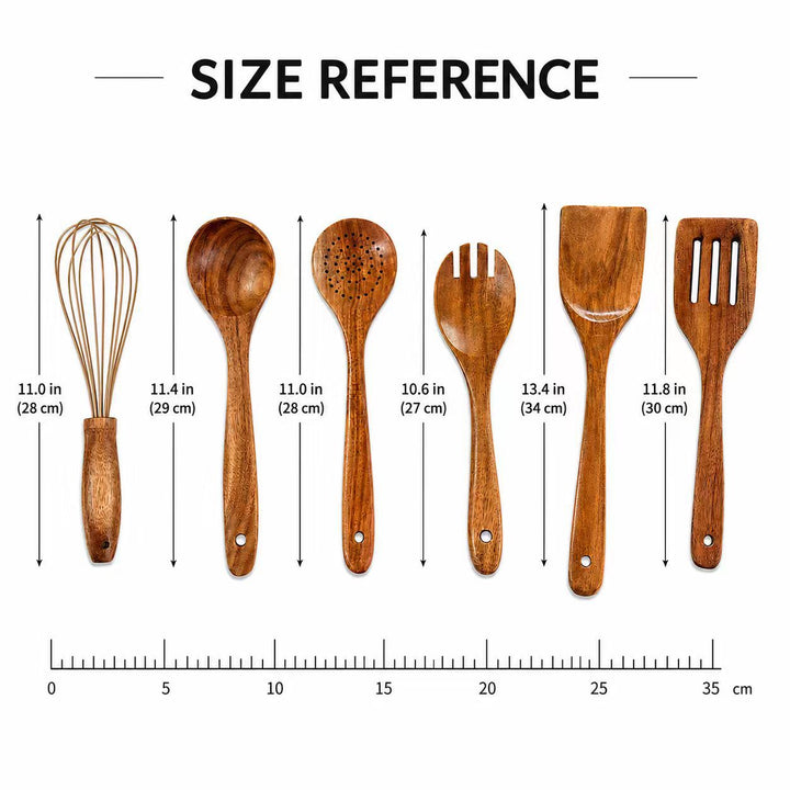Wooden Salad Serving Set