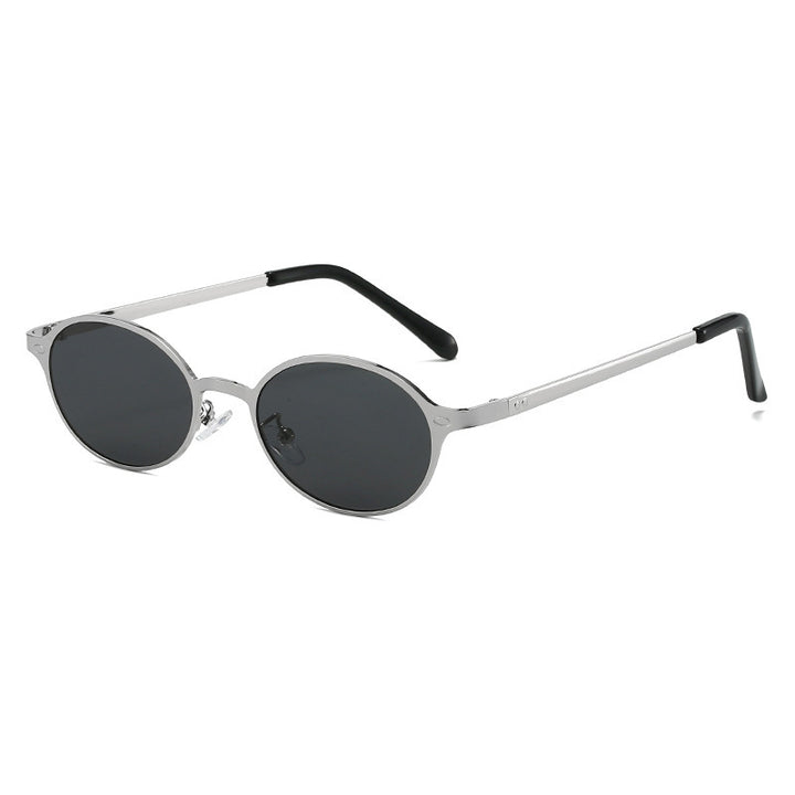 Fashionable Round Sunglasses with Elegant Golden Frame Bowlift