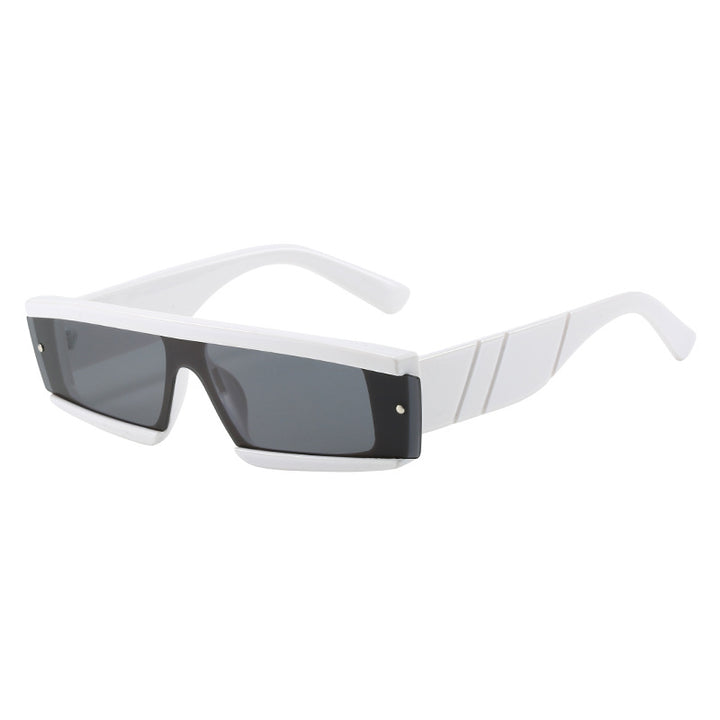 Women futuristic sunglasses in angular design Bowlift