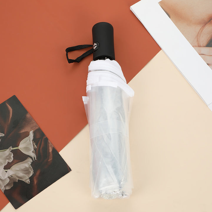 Unisex Automatic Transparent Umbrella Bowlift