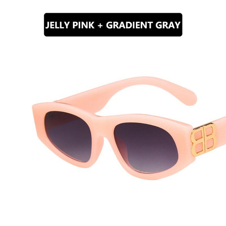 Ladies stylish cat-eye sunglasses with modern leopard pattern Bowlift