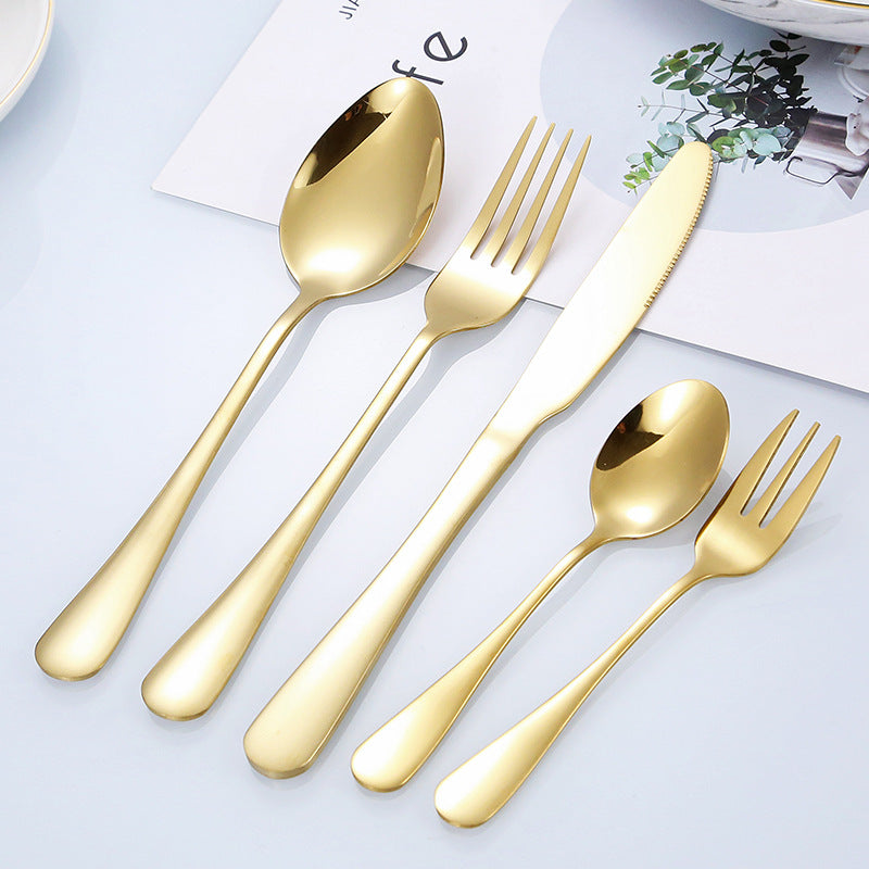 Elegant stainless steel cutlery set with ergonomic handle Bowlift