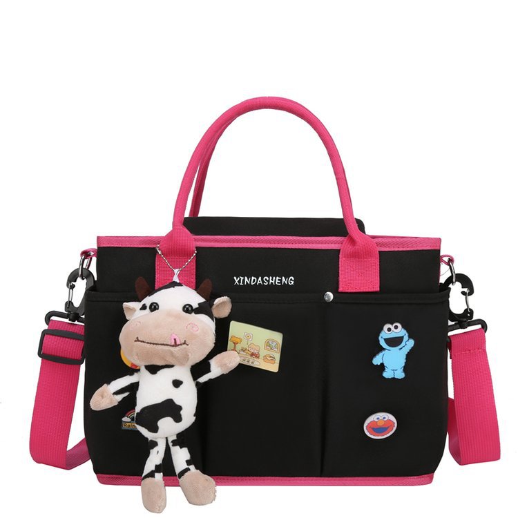 Fun-Themed Multi-Pocket Tote Bag Bowlift
