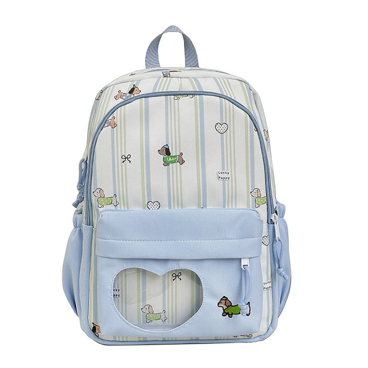 Backpack with Creative Music and Animal Motif Bowlift