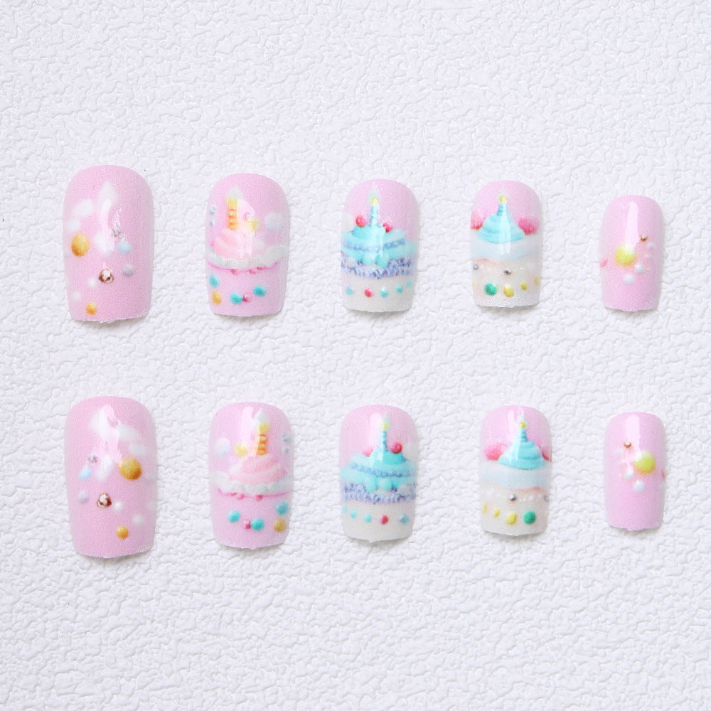 Celebration-Themed Press-On Nails Bowlift