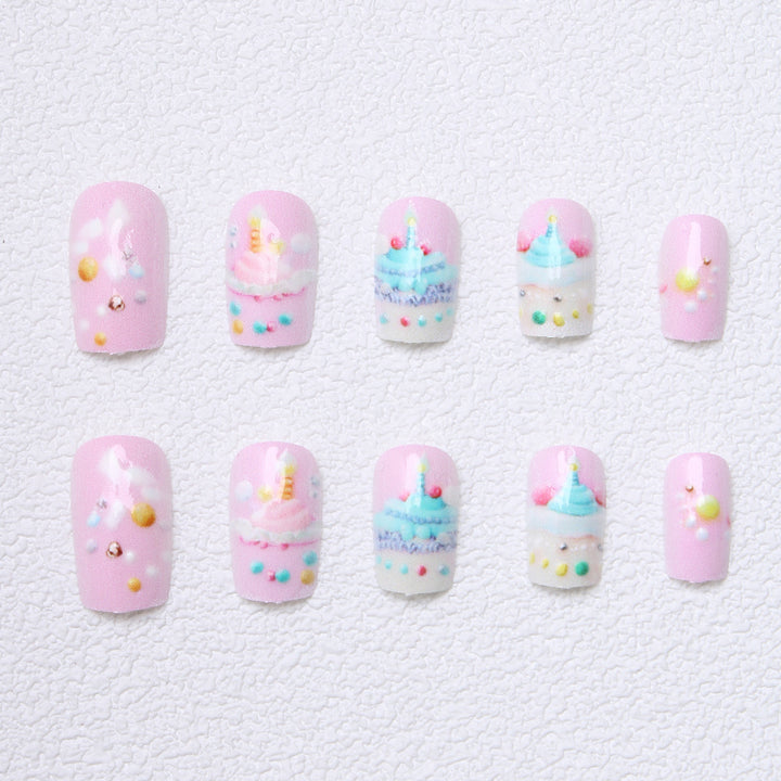 Celebration-Themed Press-On Nails Bowlift