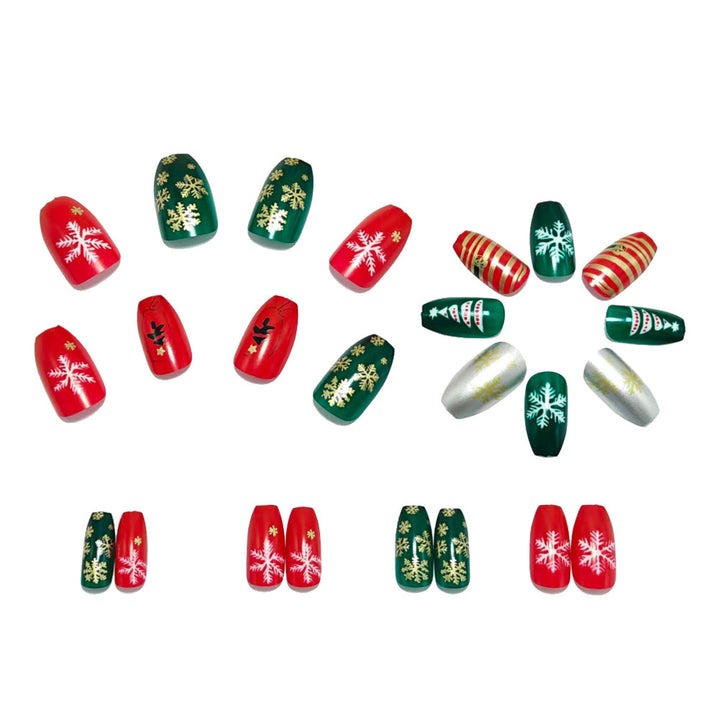 Festive artificial nails with Christmas designs Bowlift 1788232498
