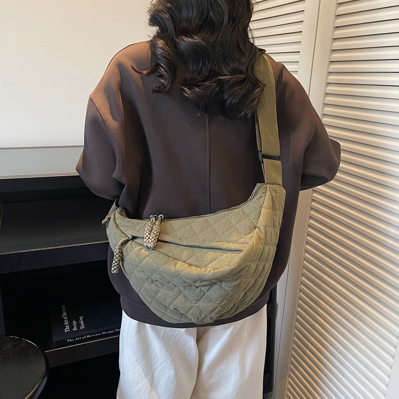 Stylish Quilted Sling Bag Bowlift
