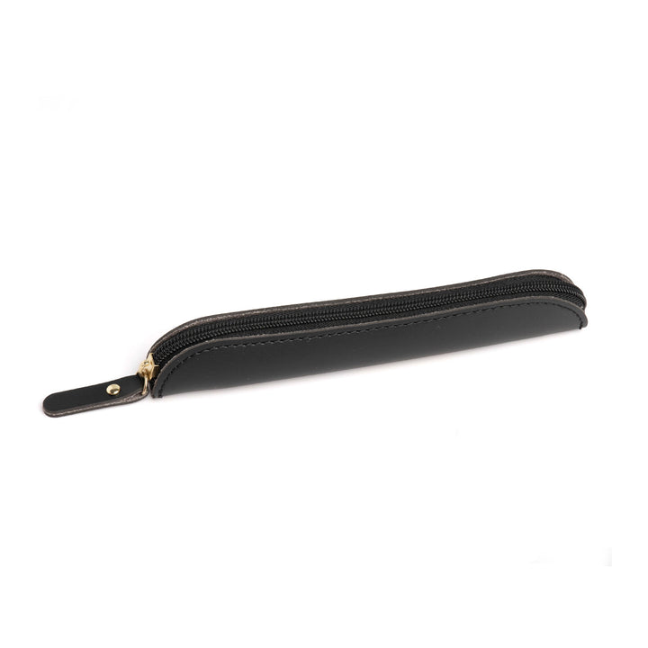 Elegant Leather Pencil Pouch Bowlift