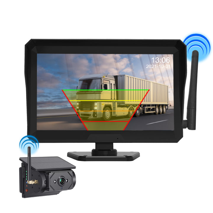 7-Inch Wireless Solar Magnetic Car Reversing Camera
