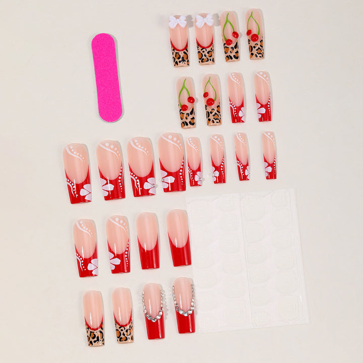 Decorative Stiletto Nail Art Bowlift