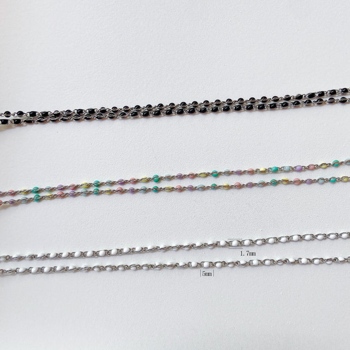 Fashionable necklace with practical extension mechanism Bowlift