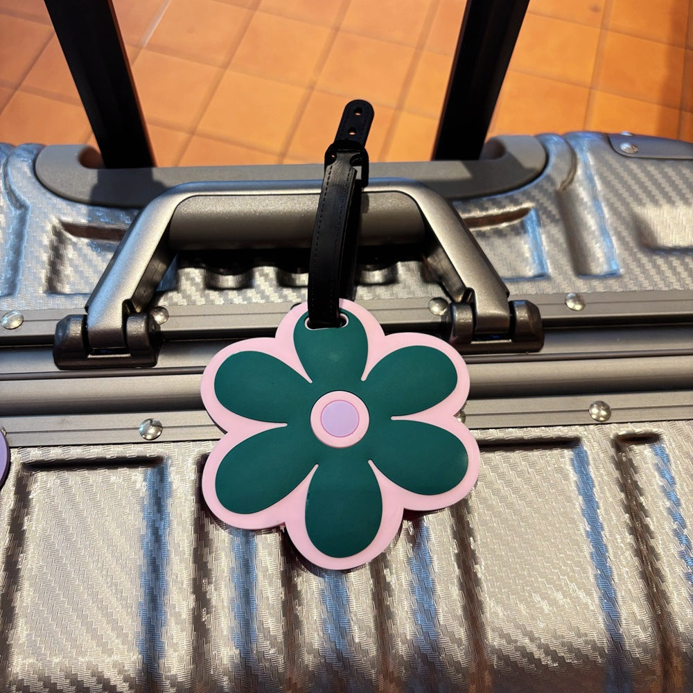 Floral-Themed Travel Luggage Tag Bowlift