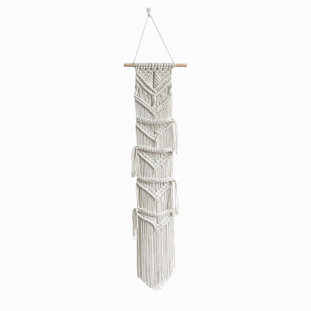 Macramé Wall Hanging with Intricate Pattern